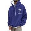 Men's Hooded Print Pattern Fashion Loose Men's And Women's Long Sleeve Hooded Sweatshirt