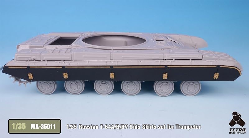Tetra Model MA Series Russian Tank Side Skirt Set Plastic Model Parts MA3511 1/35 T-64A/B/BV (for TR)