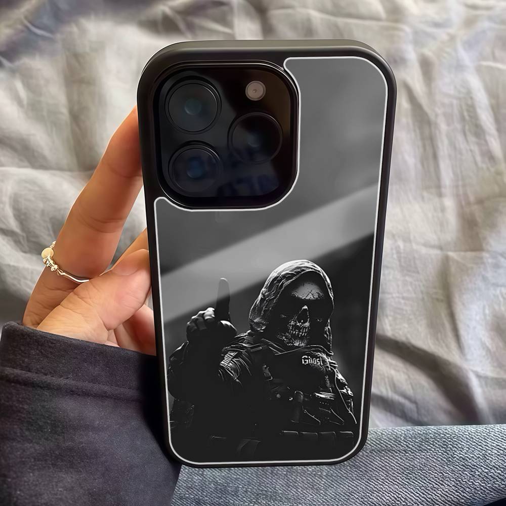 C-Call Of D-Duty Anime Phone Case For Iphone 17 Air 16 15 14 13 12 11Pro Max Plus Hard Plastic PC+TPU Cover