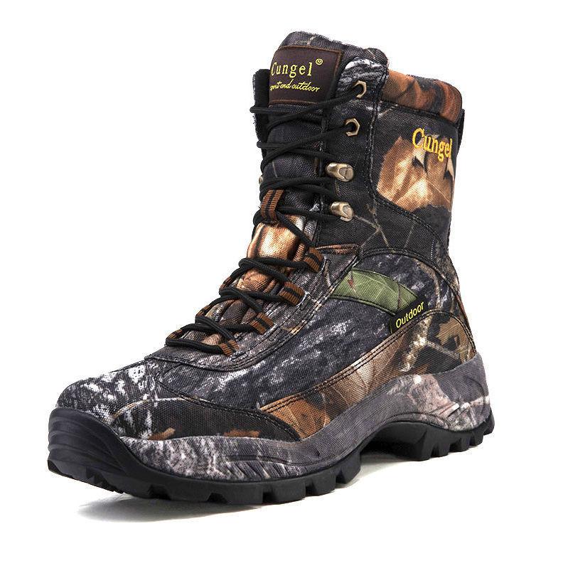 2025 New Hot Mens Hunting Boots Outdoor Hiking Mountaineering Sports Boots Hiking Shoes Winter Mountaineering Shoes