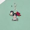 Stray Kids Porte-clés Acrylique Membre Portrait Cartoon Mignon Étiquette Nom Pendentif Charme Sac Porte-clés Support Ventilateur Marchandise Objet de Collection Cadeau