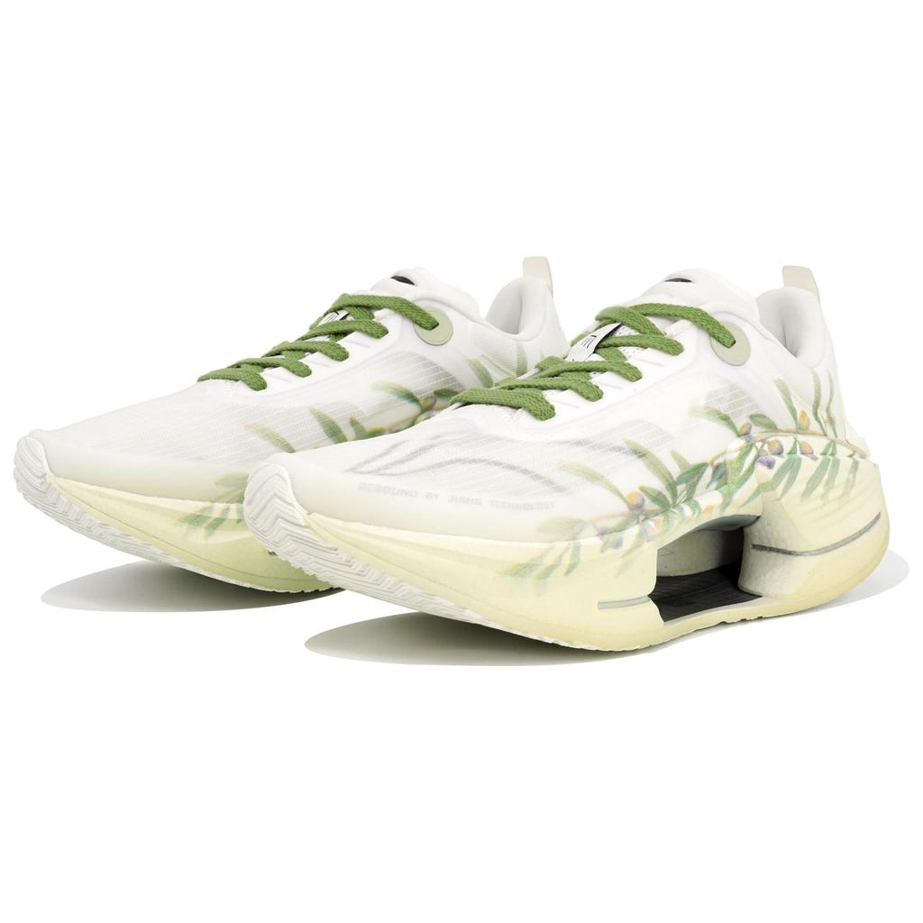 Li Ning Shadow 3 Essential Cushioning Slip Resistant Low top Casual Running Shoes Men's White ARRU007-5(Team113-S-BOX)