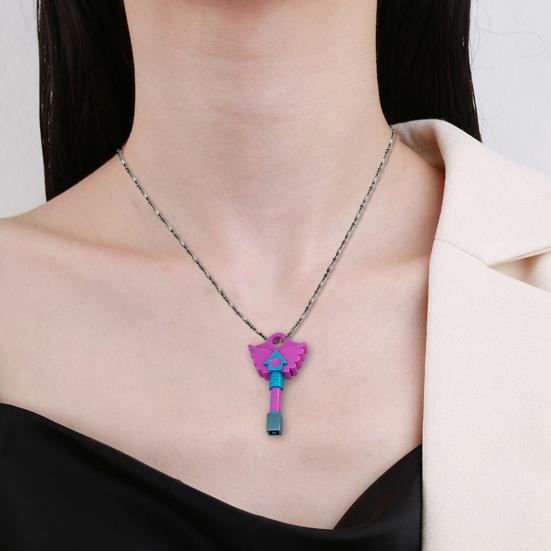 Korean Game Necklace SG3 Pendant Necklace Squid Necklace Korean Folk Game Accessory for Squid Parties Fans Gifts