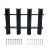 4 Slot Fishing Rod Mounting Brackets Adjustable Fishing Poles Rack With Storage Space For Truck Canoes Dock Or Pontoons