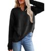 IHUASU Autumn Winter Women's Casual Shirt Solid Color Long Sleeve Splicing Solid Color Loose Hoodie Women On