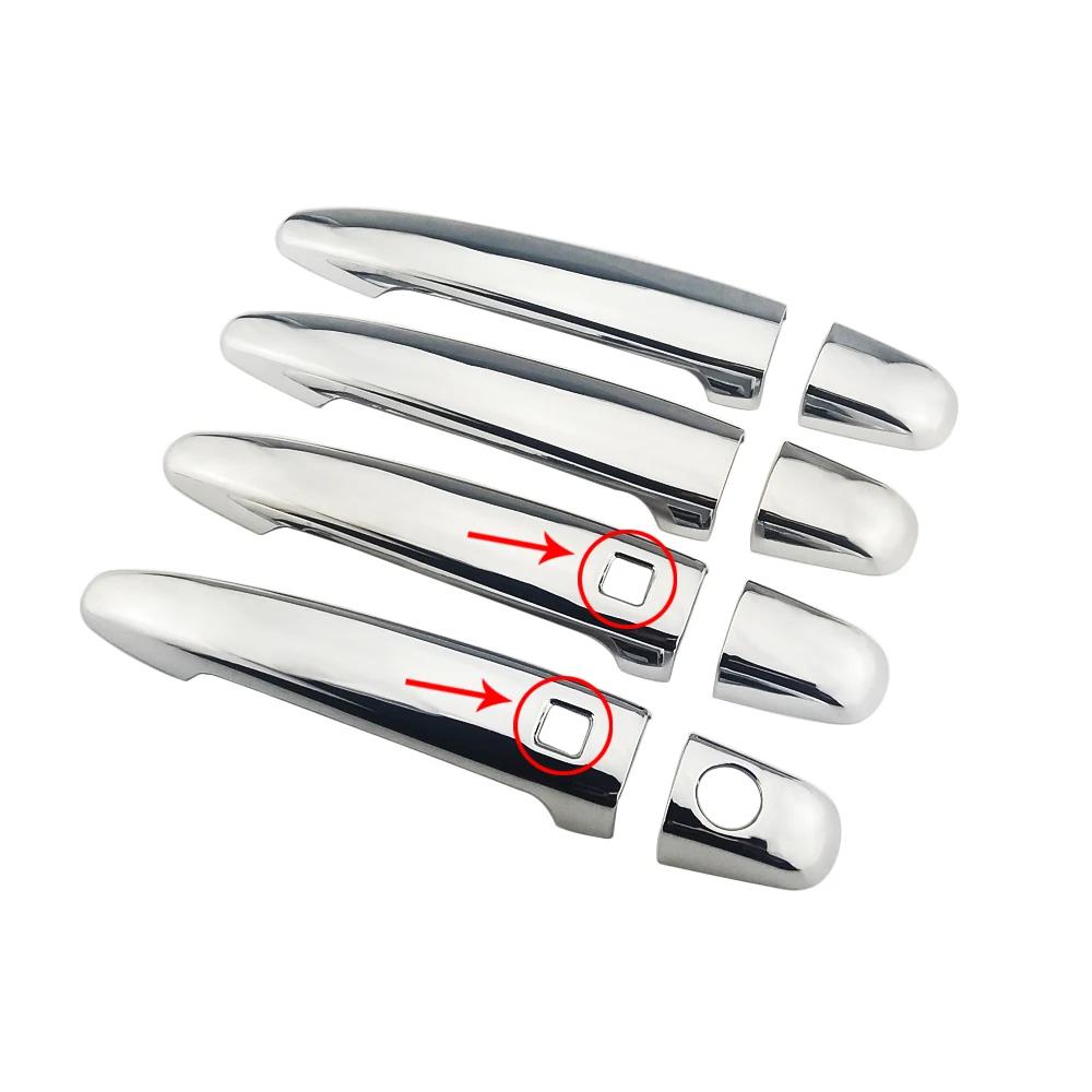 

For Toyota Camry Highlander Land Cruiser Prado J120 Avalon Sienna 4Runner Tacoma Exterior Refit Door Handle Cover Trim Sticker Style B