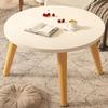 Round Coffee Table - Small, Stylish, Minimalist Side Table for Home, Balcony, or Sofa.