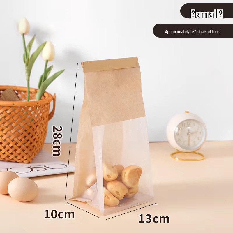 

Self-Sealing Wire Crimped Bread Packaging Bag for Toast, Sliced Bread, and Mochi
