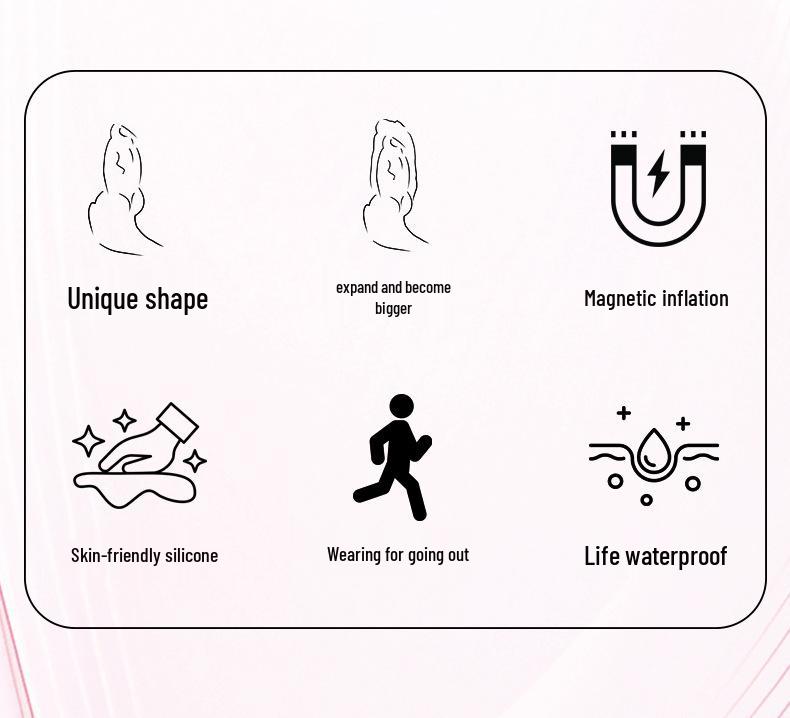 Silicone Magnetic Charging G-spot Dilator Anal Plug