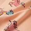 Kids  short sleeve pajamas in light orange size 140