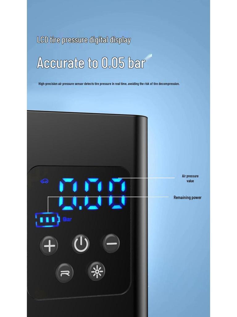 Wireless Mini Electric Car Tire Air Pump