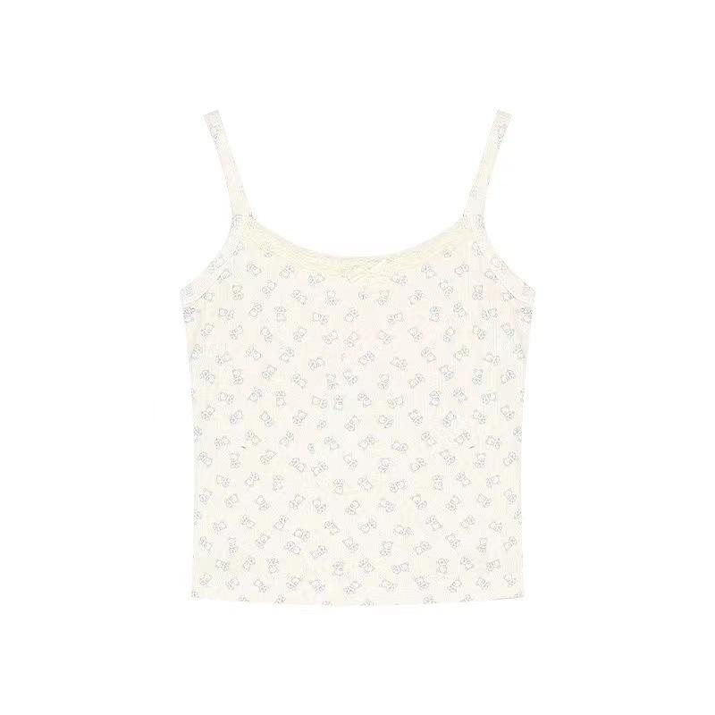 Rayon Jacquard Slimming Camisole Vest - 2024 Summer Collection for Women