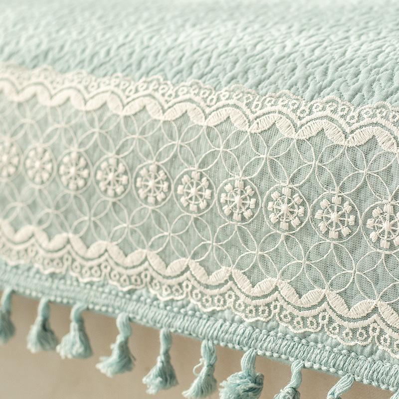 American-style Sofa Cushion Stereo Embroidery Light Luxury Living Room Sofa Cover Four Seasons Universal Non-slip Cushion