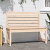 VidaXL Garden Bench 109 Cm Solid Pine Wood 824032
