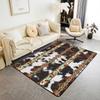 Frog Area Rug 3x5, Cartoon Frog Rug for Kids Boys Girls Teens, Kawaii Green Wild Animals Carpet, Cute Wildlife Farmhouse Rustic Funny Non Sl