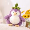 Penguin Plush Baby Toy Cute Cartoon Turned Eggplant Girl Birthday Doll Gift