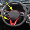 Steering Wheel Trim 2pcs ABS Red For Honda Accord 2018-2021
