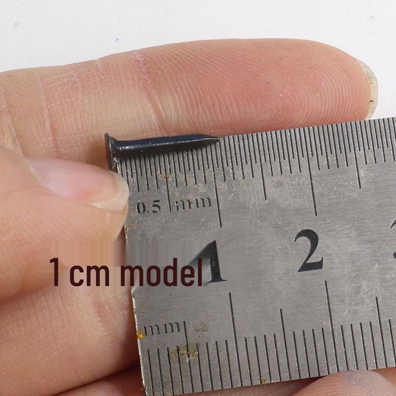 Small Black Triangular Shoe Studs for Leather Repairs and Woodworking