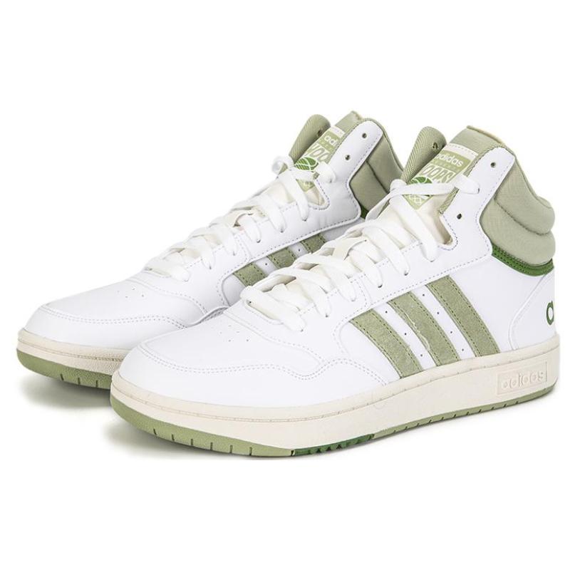 Adidas Hoops 3.0 Mid 'White Green' Sneakers GV9524