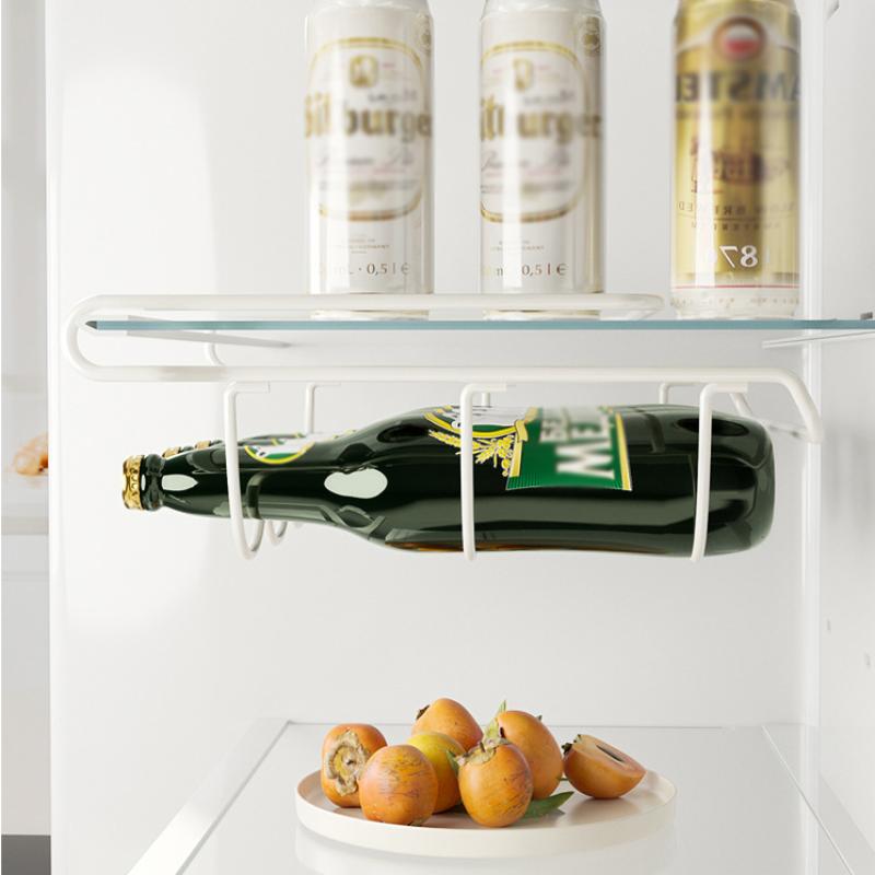 Kühlschrank Hängender Bierflaschen Organizer Regal Platzsparend Langlebig Kühlschrank Aufbewahrung Halter für Küche Schlafsaal Bar Gebrauch