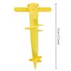 1PC Beach Plastic Ground Plug Spiral Plastic Umbrella Base Beach Umbrella Anchor Base Adjustable Sand Fixation Tool