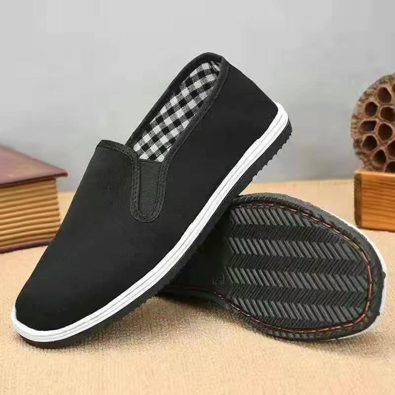 2025 New Liberation Shoes High-top Canvas Shoes Construction Site Farmland Labor Insurance Shoes Breathable Rubber Shoes