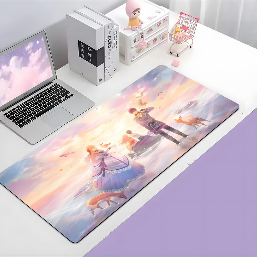 Anime Aa Gentle Nobles Vacation Recommendation Mouse Pad Large Gaming Mousepad With Thick Stitched Edge Nonslip Desk Mat