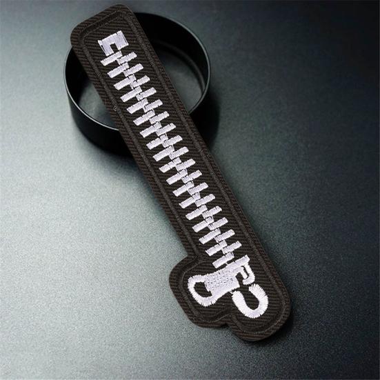 Aplicație DIY Decorațiune cu Fermoar Insignă Cusută pentru Îmbrăcăminte Accesorii Haine Petice