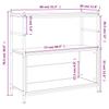 Bookcase Grey Sonoma 80x30x78.5 cm Engineered Wood and Iron