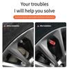 4Pcs Metal Tire Valve Stem Dust Caps for Tesla Model 3/Y/S/X Cybertruck, Car Wheel Accessories, Durable Anti-Lost