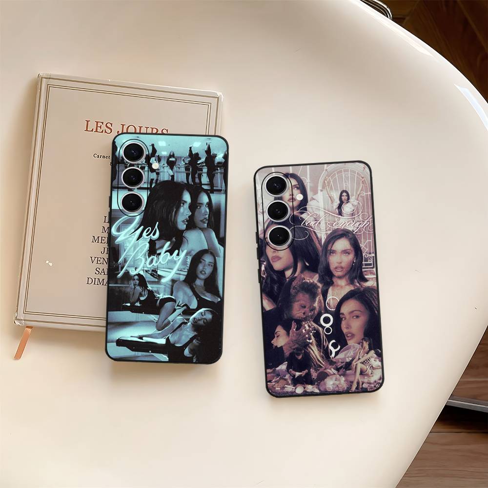 M-Madison BeerS Singer Phone Case For Samsung S 24 fe 25 Ultra plus 20 lite 21 30 22 23 24 22 Ultra 5G Fundas