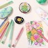 Languo 6/24/36/54/72/90 Colors Acrylic Painting Handbook Pens Multi-Color Gel Pen Student Neutral Pen Writing Marker Stationery