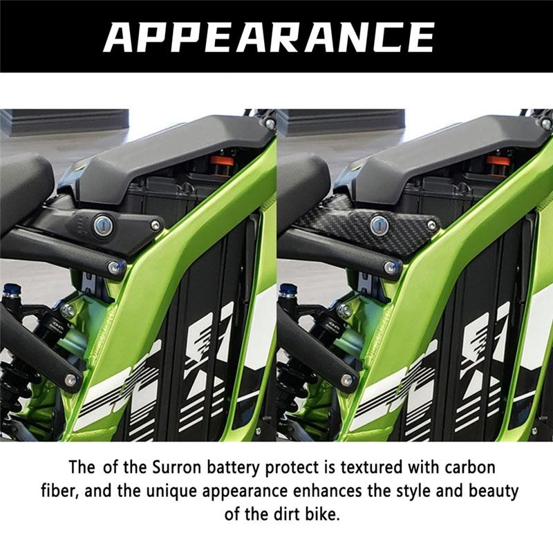 A16P-Battery Lock Cover Battery Compartment Protect For Surron Light Bee X/S X160 X260 Electric Dirt Bike Parts