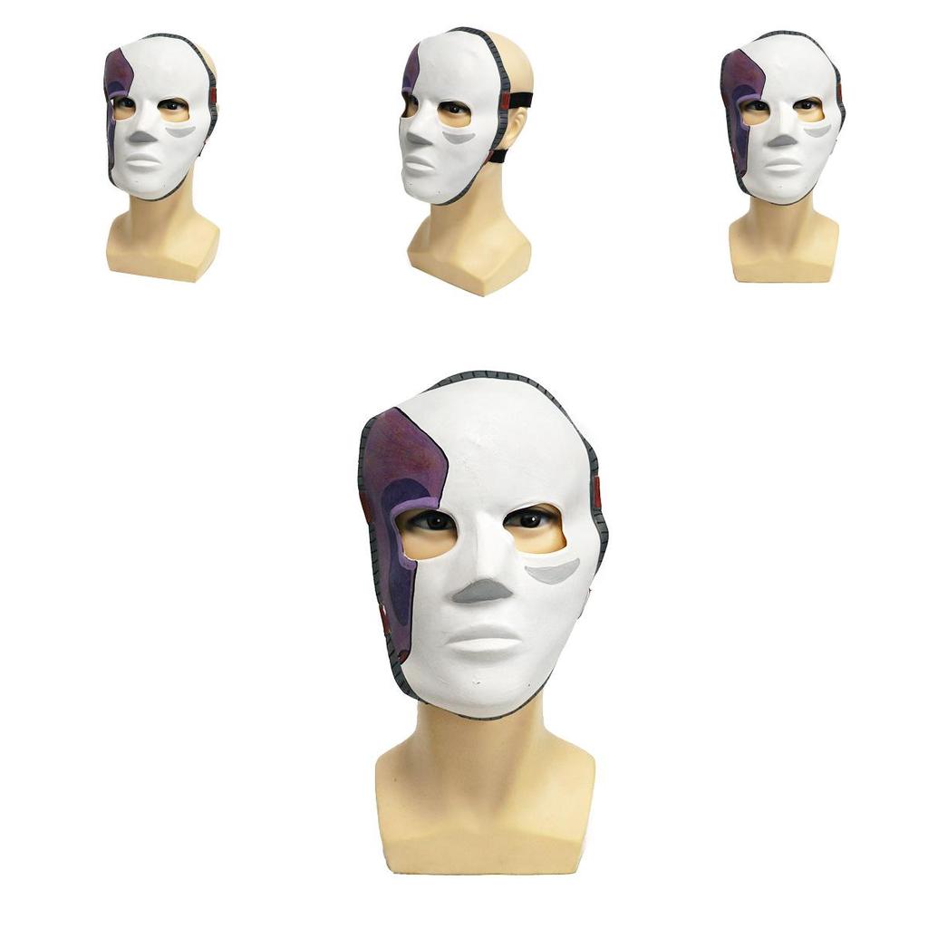 Sally Face Latex Mask For Costume Party With Half Face Design For Theatrical Performances