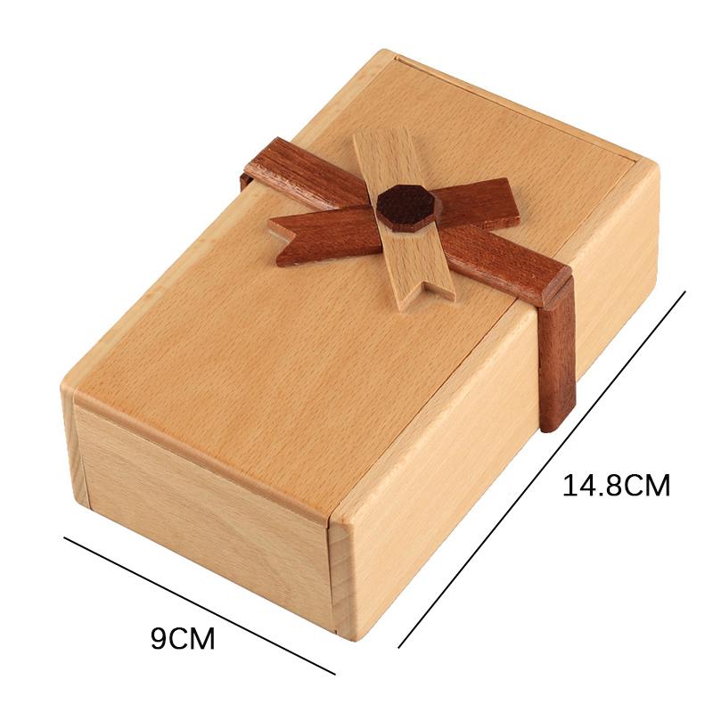 

Hidden Safe Compartment Lock Box Secret Hideaway Money Jewelry Wooden Brain Teasers For Adults And Kids Surprise Gift