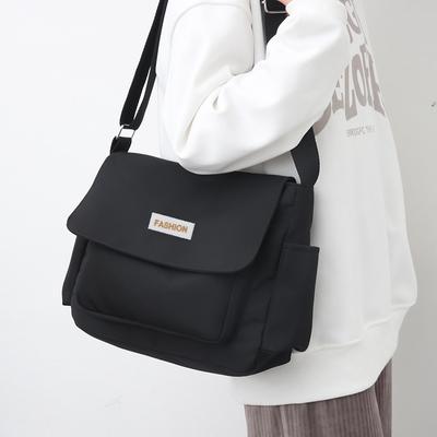 Borse Messenger da Scuola da Donna per Donna a Spalla da Donna Borsa a Mano di Design Solida Grande Capacità Casual Tela a Spalla Borse Femminili