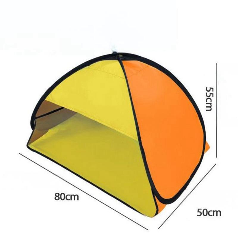 

Beach Headrest Sunshade Tent UV-protecting Sunshelter Automatic Opened Portable Outdoor Camping Sunshade Tent For Adults Kids L