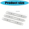 Pack of 3 Double Head Zippers Threader Tool High Strengths Plastic Sewing Accessories for Clothing Bags Projects