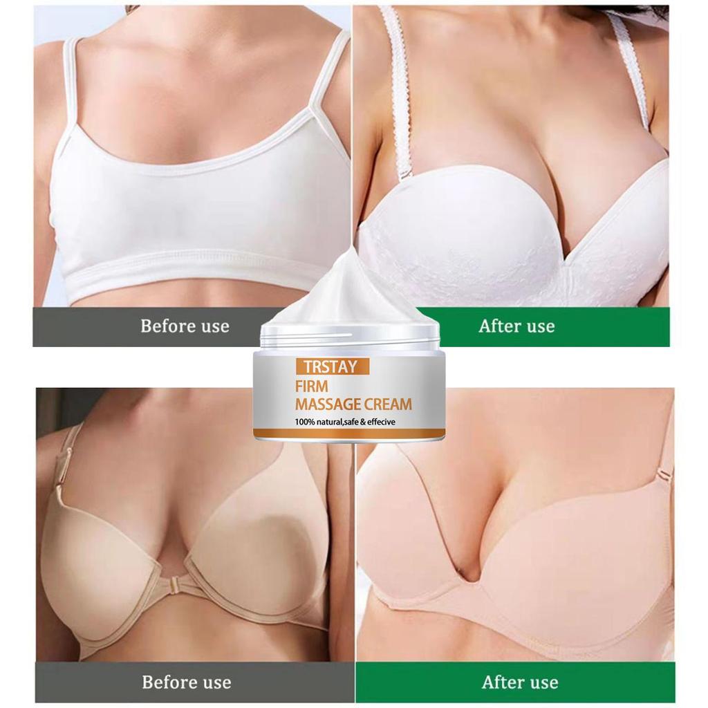Jemný a nedráždivý kolagenový elastinový krém zlepšuje tvar prsou a vyrovnává pevnost a tonus pokožky kolem prsou