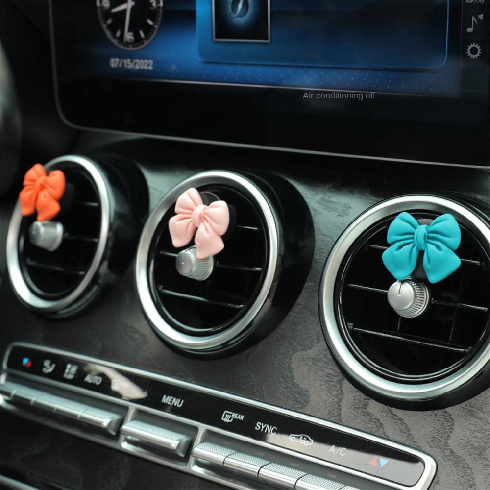 2/3/4PCS Lovely Bowknot Interior Decoration Universal Gentle Non-toxic Car Decoration Perfume In The Car Comfortable Lovable