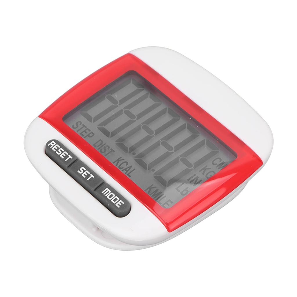 Elderly Step Counter LCD Display Clear Screen Accurate Walking Pedometer with Clip