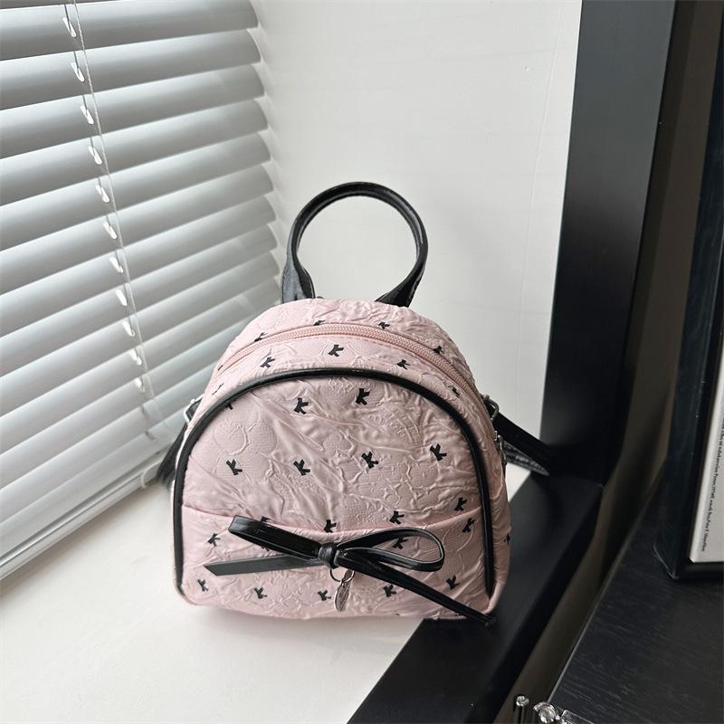 Schoolbag Fashion Super Fire Small Backpack 1011 Summer New Backpack Female Korean Version Trendy Fashion Student Class Versatile Bag