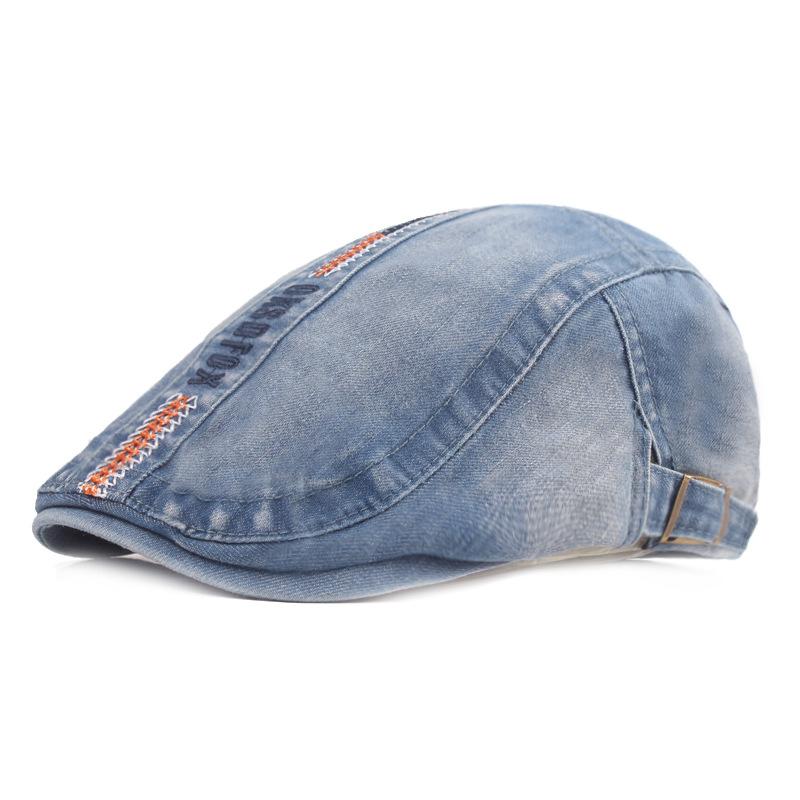 Cowboystoff Andetungehatt Herre Retro Fremoverlue Englandstil Beret Herre- og damehatt