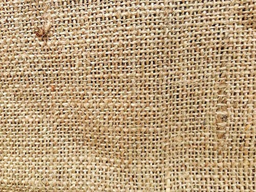 Jute fabric, linen fabric, No. 6 hessian, approximately 115cm wide x 2m long