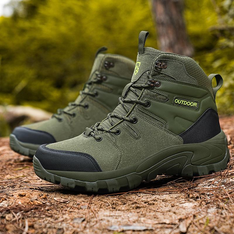 Pánské pouštní bojové boty Outdoorové protiskluzové taktické boty Turistické pouštní kotníkové lovecké boty Pracovní bezpečnostní pánské boty Botines Zapatos