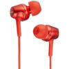 Sony MDR-EX255AP Earphones: In-ear Type with Remote Control and Microphone, Red (MDR-EX255AP R)