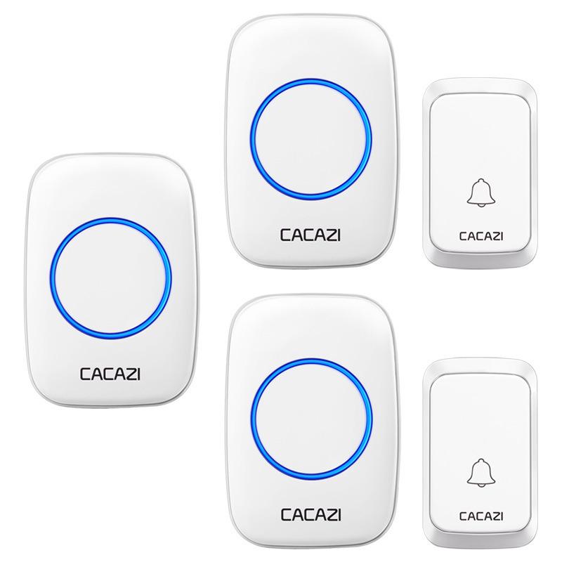 Smart Wireless Waterproof Battery-Powered Doorbell Set