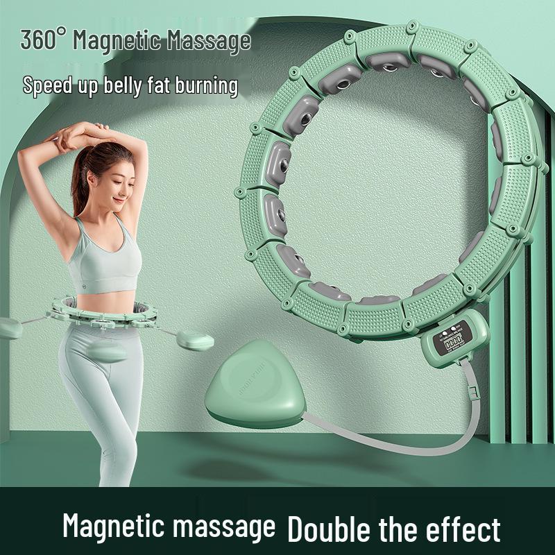Women's Smart Magnetic Hula Hoop - Detachable, Thickened, Waist-Friendly for Abdomen Reduction and Weight Loss