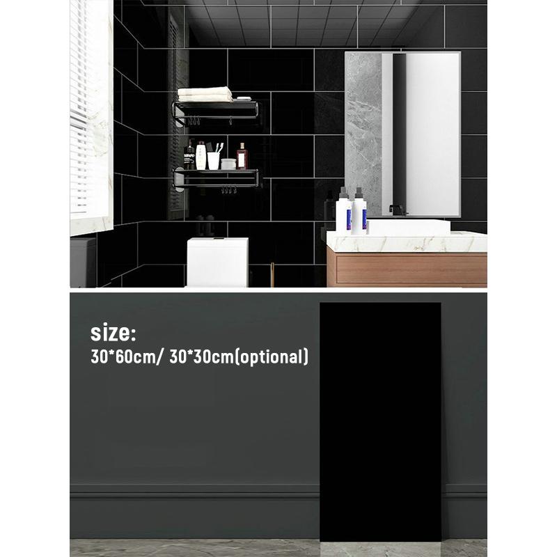 10pcs Marble Tiles Stickers Waterproof Scratch-resistant Kitchen Wardrobe Bathroom Home Decor Self-adhesive Floor Wall Decals