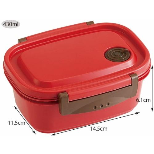 Skater Easy Light Lunch Box S Microwave Safe 430ml Red Seal Container Storage Container XPM3-A